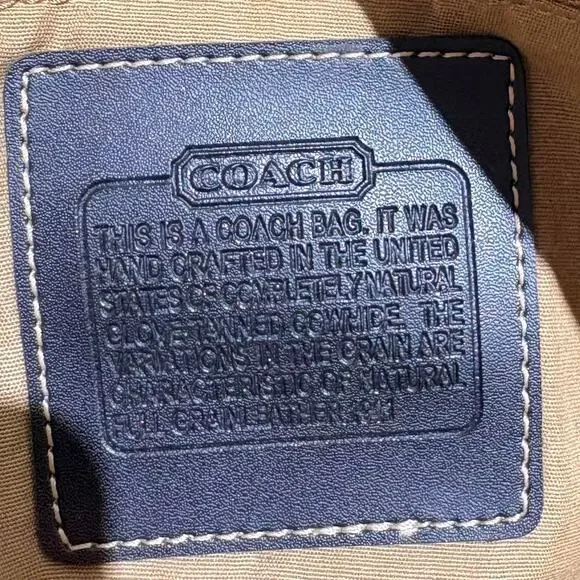 Coach Peyton Tattersall Plaid Shoulder Bag - Cream - Picture 6 of 8